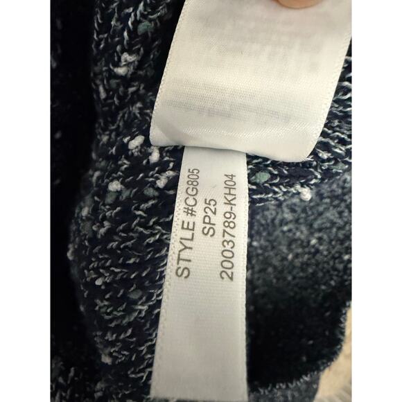 J. Crew Marled Sailor-collar Cardigan Women's L Preppy - Picture 11 of 11